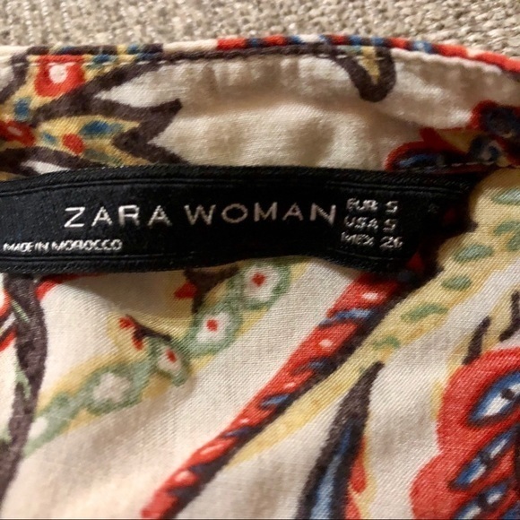 ZARA gorgeous vibrant lightweight top - Picture 8 of 8
